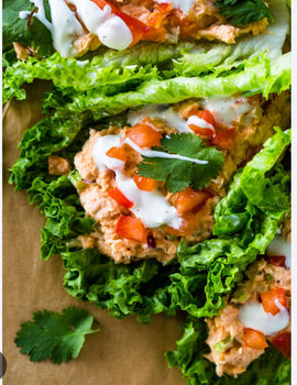 Keto Meal 01: Spicy sriracha Tuna lettuce wraps