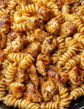 MEAL 3: Cheesy Cajun Garlic chicken Rotini Pasta