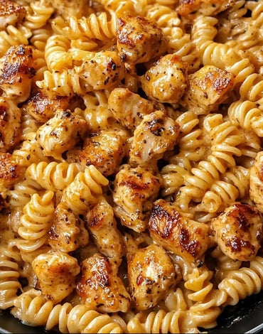 MEAL 3: Cheesy Cajun Garlic chicken Rotini Pasta
