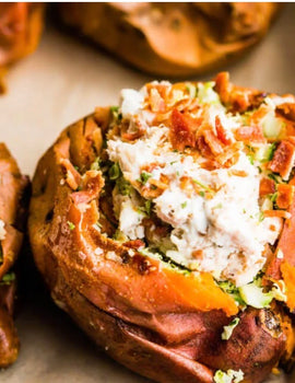 Meal 2: Bbq Chicken Bacon Ranch Stuffed Sweet Potatoes
