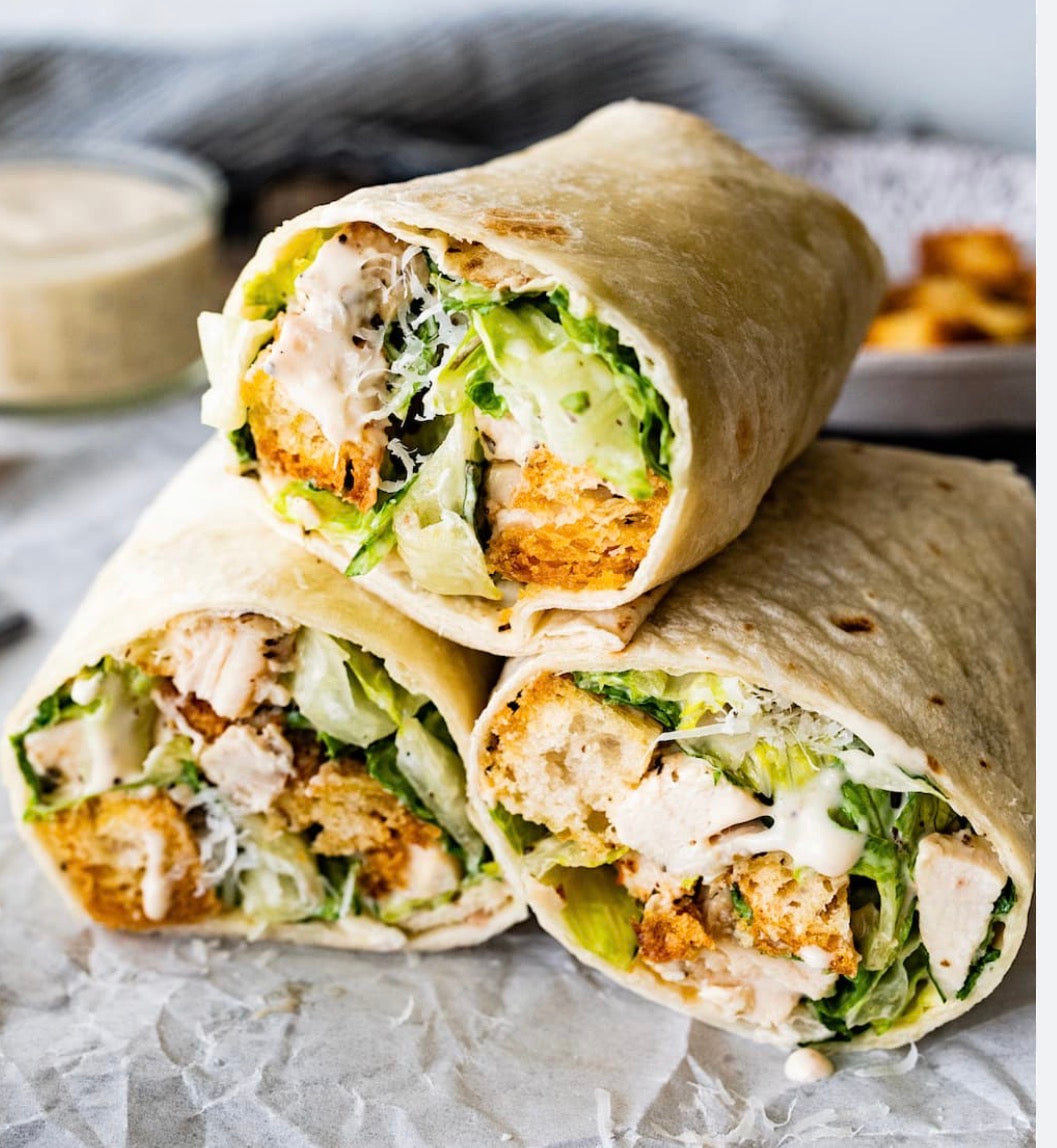 Meal 4: Healthy Chicken Caesar Wrap