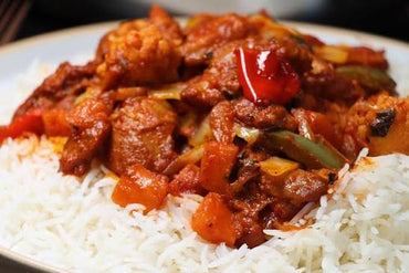 Meal 1: Marinara Chicken Jasmine Rice Bowl