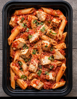 Meal 5:Chicken Marinara whole wheat penne pasta