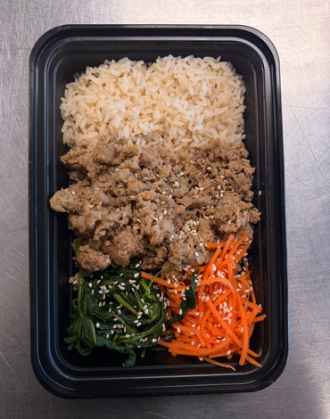 Meal 1: Ground turkey Korean Bowl