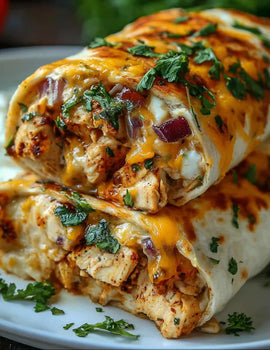 Meal 5: Healthy Chipotle Ranch chicken wrap