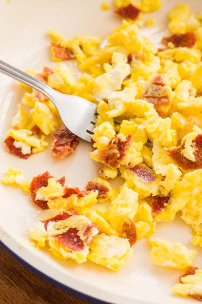 Breakfast Meal 2: Scrambled eggs with Turkey Bacon