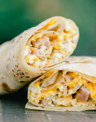 Meal 5: Healthy Cheesy Garlic Chicken Wraps