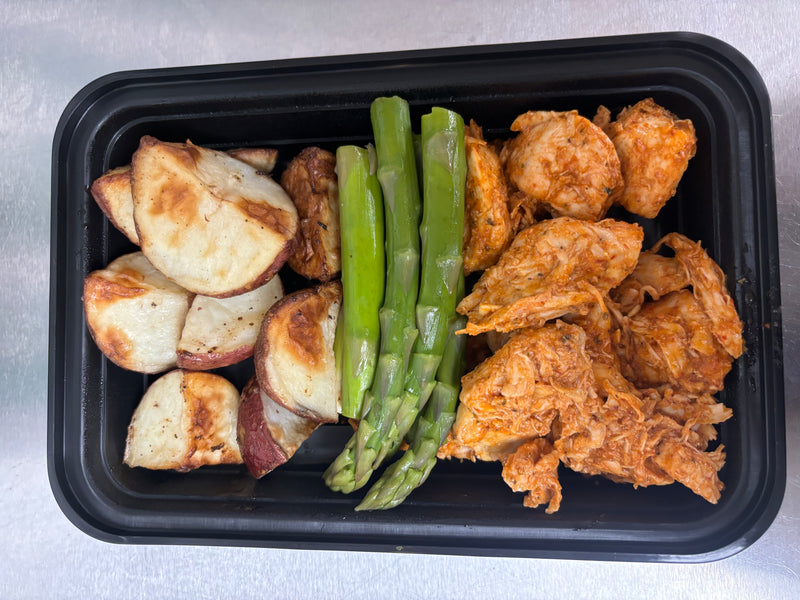Meal 5: Chipotle Chicken With Asparagus and Roasted regular potato