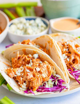 Meal 2: Healthy Buffalo Chicken Tacos