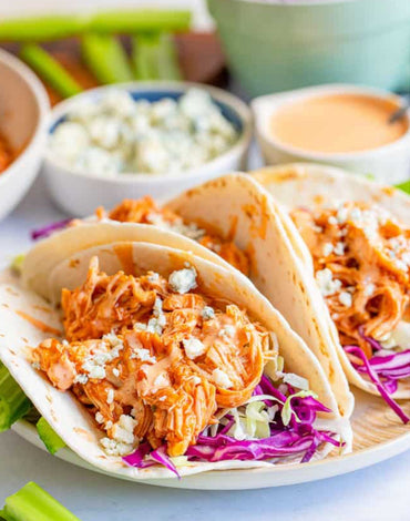 Meal 2: Healthy Buffalo Chicken Tacos