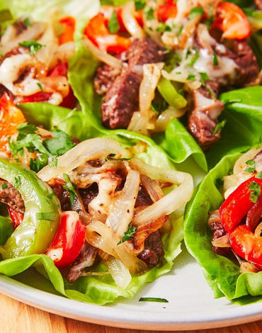 Keto Meal 02: PhillyCheese steak Lettuce Wraps