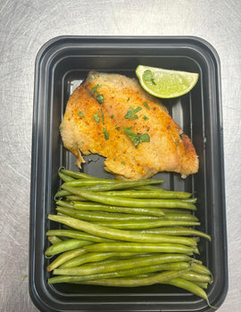 Keto Meal 01: Lemon butter Tilapia with green beans