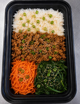 Meal 1: Ground turkey Korean Bowl