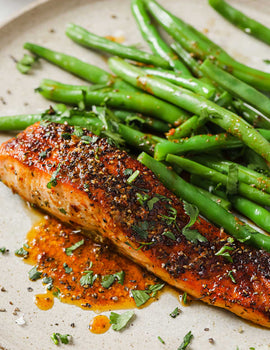 Keto Meal 02: Cajun salmon with Green Beans