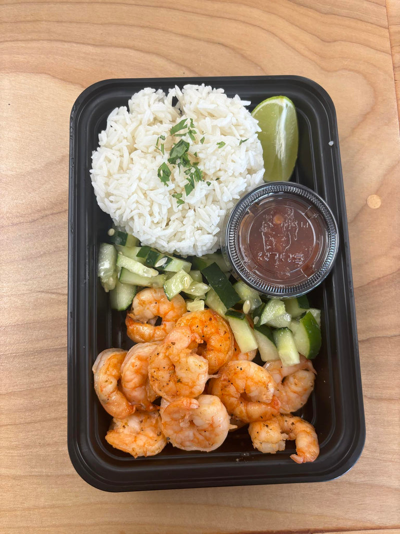 Meal 2: Cajun shrimp Bowl With Jasmine rice