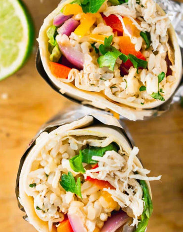 Meal 5: Healthy Chicken Burrito
