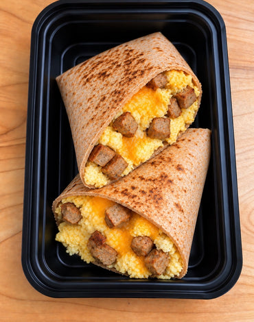 Breakfast Meal 1: Turkey Sausage & Egg Protein Wrap