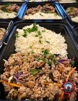 Meal 1: Teriyaki Ground Turkey Rice Bowl