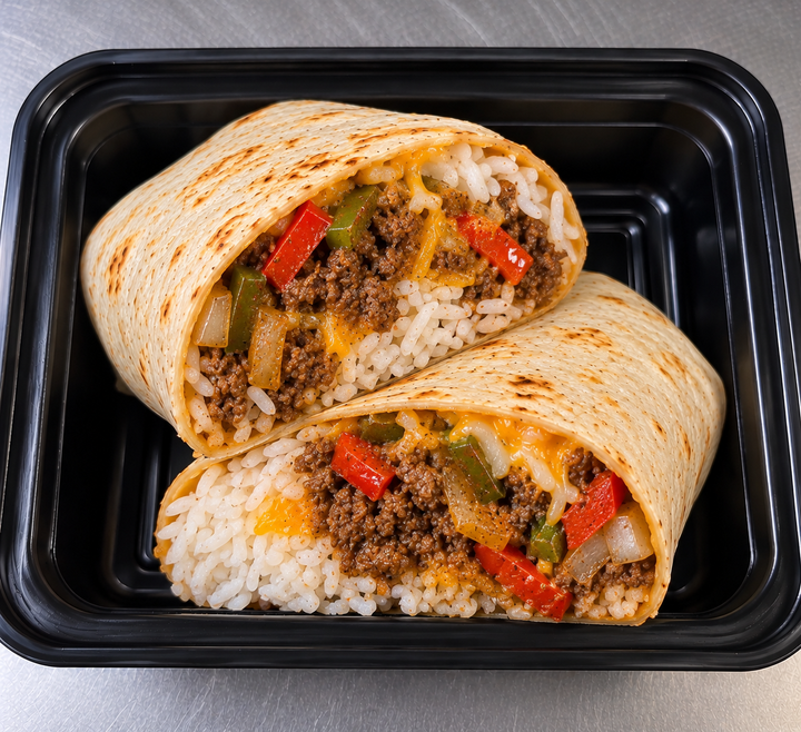 Loaded Chipotle Lean Ground Beef Protein Burrito