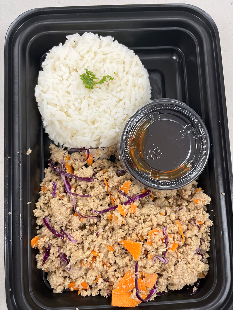 Meal 5: Healthy ground turkey teriyaki rice bowl