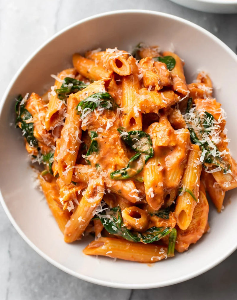 Meal 4: Creamy tomato chicken penne pasta