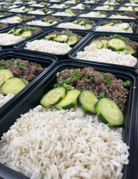 Meal 2: Lean ground beef Koreans bowl