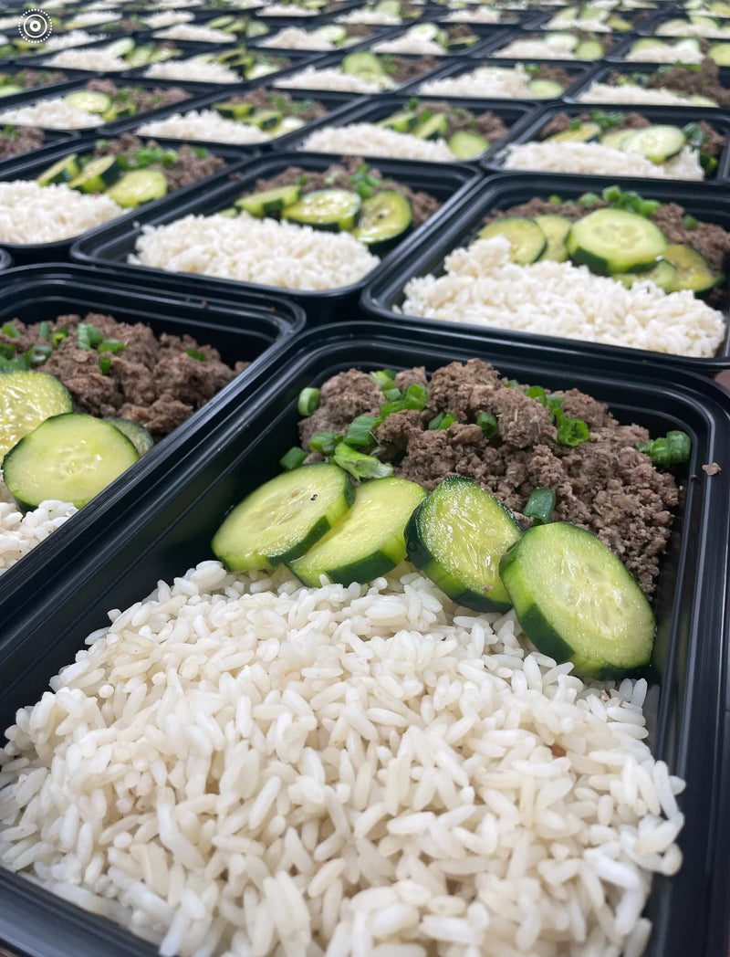 Meal 2: Lean ground beef Koreans bowl