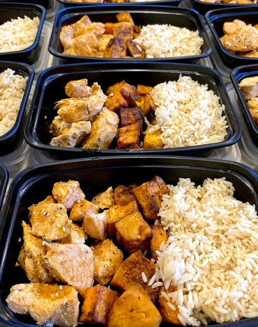 Meal 5: BBBQ chicken with brown rice and sweet potato