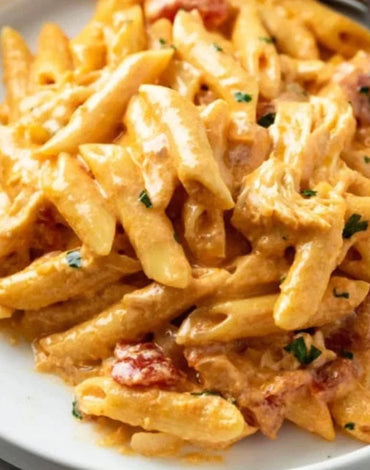 Meal 4: Creamy Alfredo Chicken Whole Wheat Penne pasta