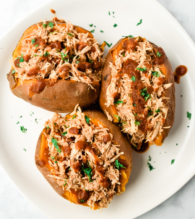 MEAL 4: BBQ Chicken Stuffed Sweet Potato