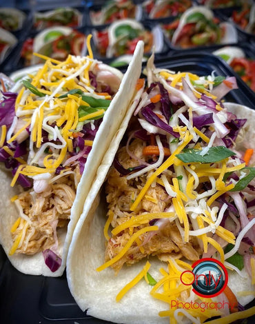 Meal 4: Healthy General Tso chicken tacos