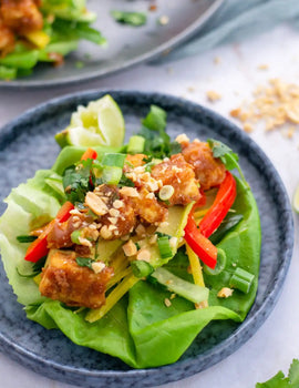 Vegetarian Meal 2: Tofu lettuce wraps