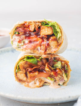 Meal 4: BBQ Chicken bacon ranch wrap