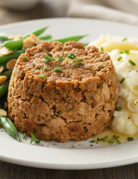 Meal 1: Ground turkey With mashed potato and green beans