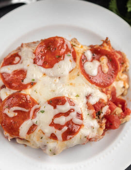 Keto Meal 02: Keto Baked Chicken Pizza